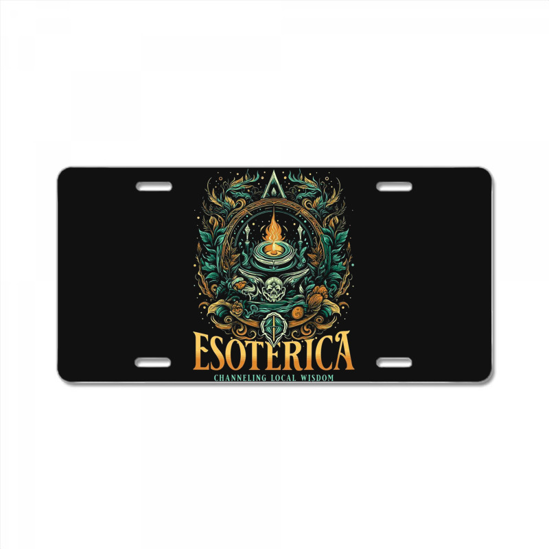 Esoterica License Plate | Artistshot