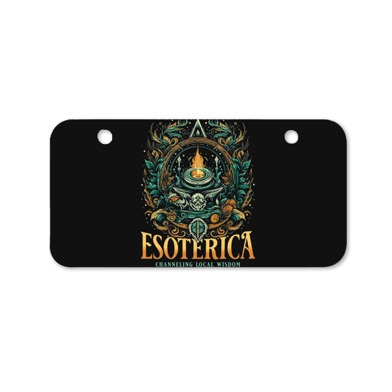 Esoterica Bicycle License Plate | Artistshot