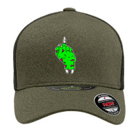 Rude Zombie Unipanel Trucker Mesh Cap | Artistshot