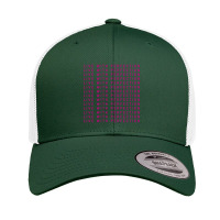 Live With Perfection Pink Typography Pattern Aesthetic Retro Trucker Cap | Artistshot