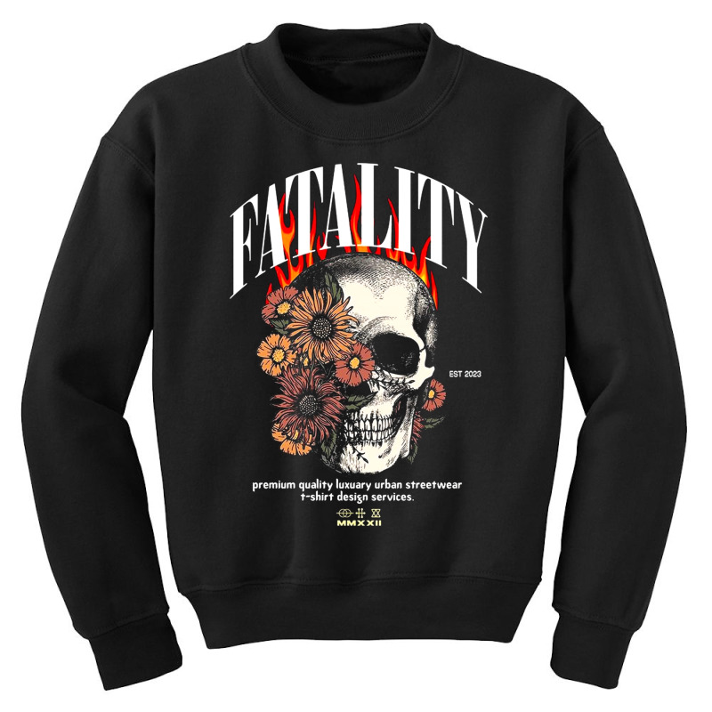 Fatality Youth Sweatshirt by New Nice Shirt | Artistshot