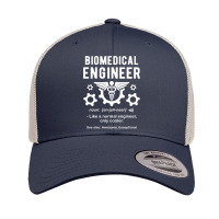 Biomedical Engineer Definition Funny Biomedical Engineering Long Sleev Retro Trucker Cap | Artistshot