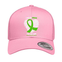 I Wear Green For My Son Traumatic Brain Injury Awareness Retro Trucker Cap | Artistshot