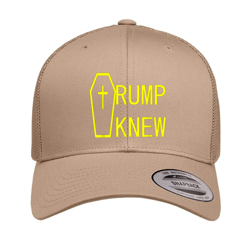 Trump Knew Trump Lied People Died Retro Trucker Cap by cm-arts | Artistshot