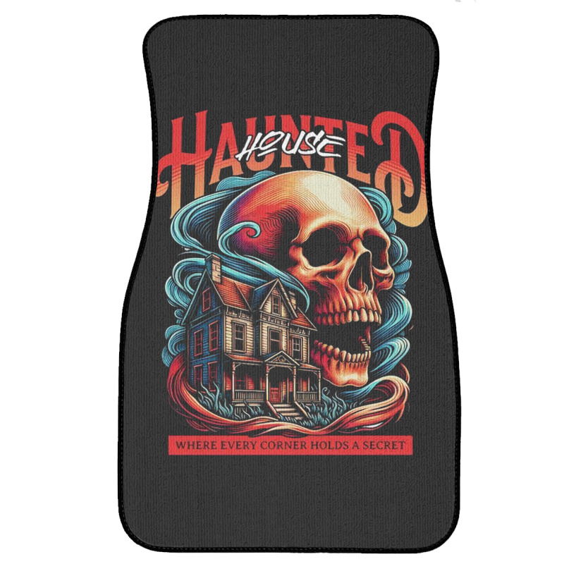 House Haunted Front Car Mat | Artistshot