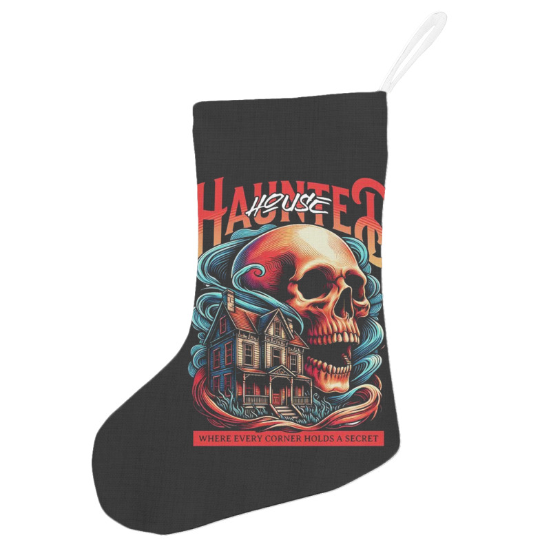 House Haunted Holiday Stocking | Artistshot