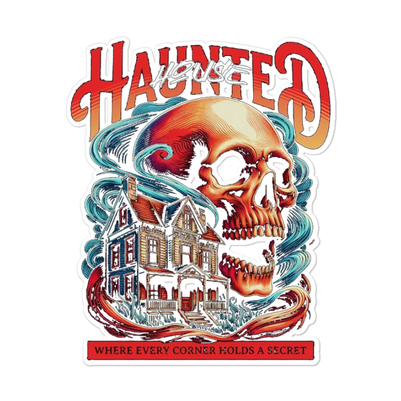 House Haunted Sticker | Artistshot