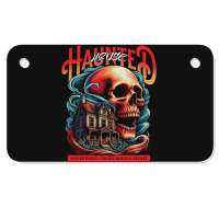 House Haunted Motorcycle License Plate | Artistshot