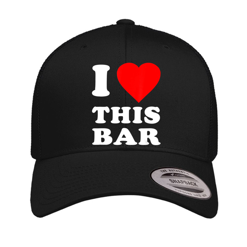 I Love This Bar Retro Trucker Cap by Mata Gibson | Artistshot