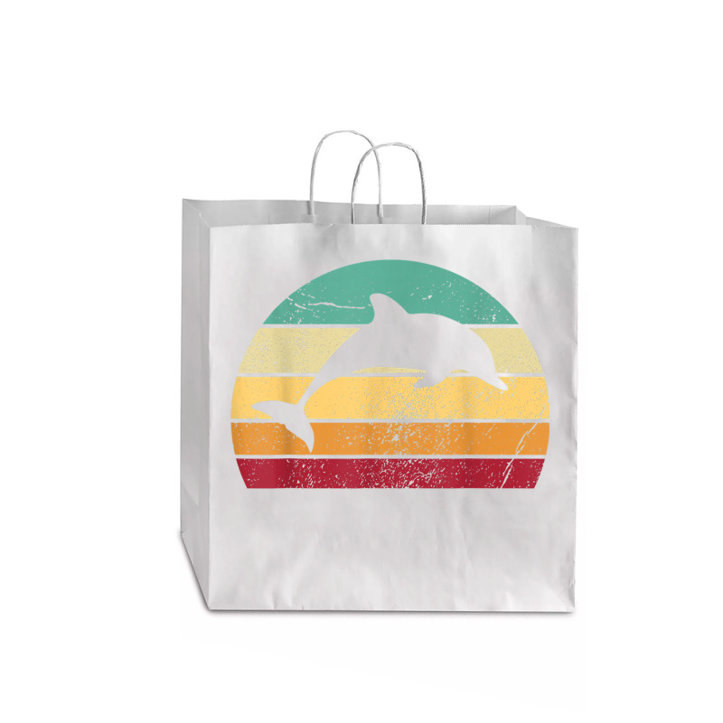 Save The Dolphin Jumbo Paper Bag - 18 X 7 X 18 3/4 | Artistshot