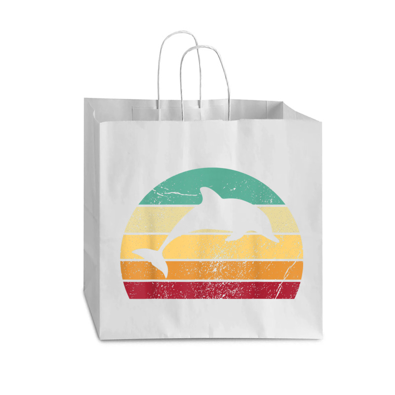 Save The Dolphin Vogue Paper Bag - 16 X 6 X 12 | Artistshot