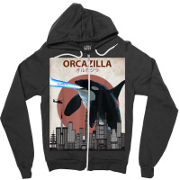 Funny Killer Whale Zipper Hoodie | Artistshot