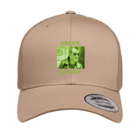 Running On Empty &amp;quot;green Is Nice&amp;quot; Retro Trucker Cap | Artistshot