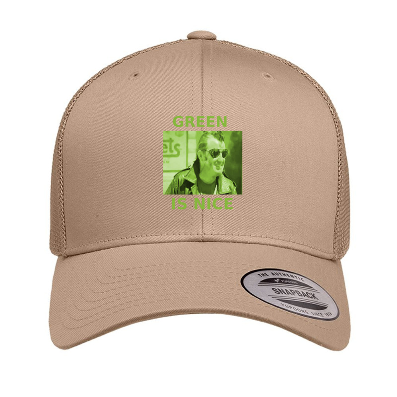 Running On Empty &amp;quot;green Is Nice&amp;quot; Retro Trucker Cap by EllaineRamshur | Artistshot