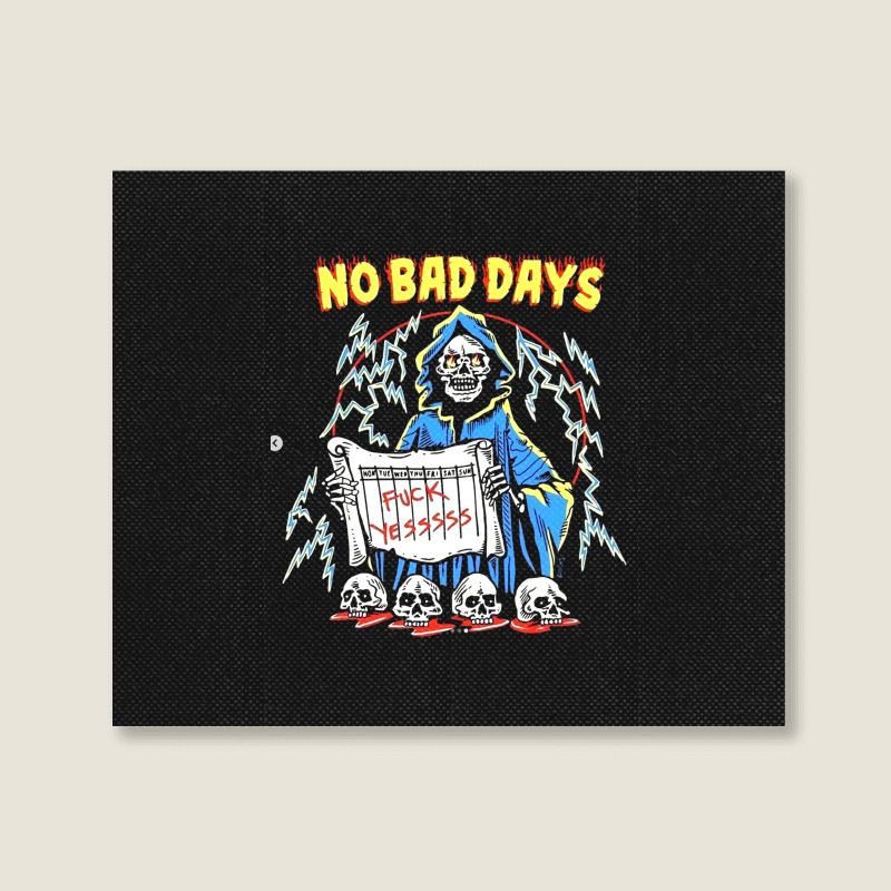 No Bad Days Landscape Canvas Print | Artistshot