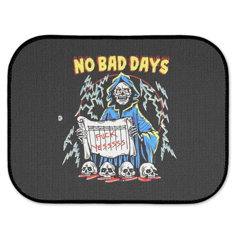 No Bad Days Rear Car Mat | Artistshot