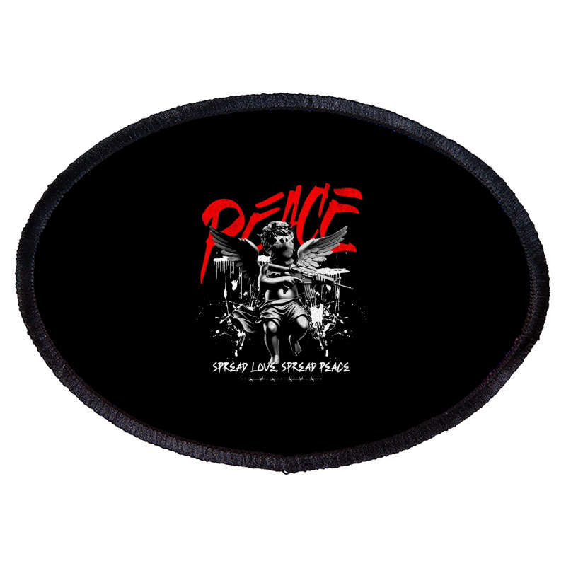 Peace Oval Patch | Artistshot