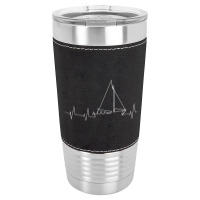 Funny Sailboat Heartbeat Leatherette Tumbler | Artistshot