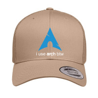 I Use Arch Btw Linux Retro Trucker Cap | Artistshot