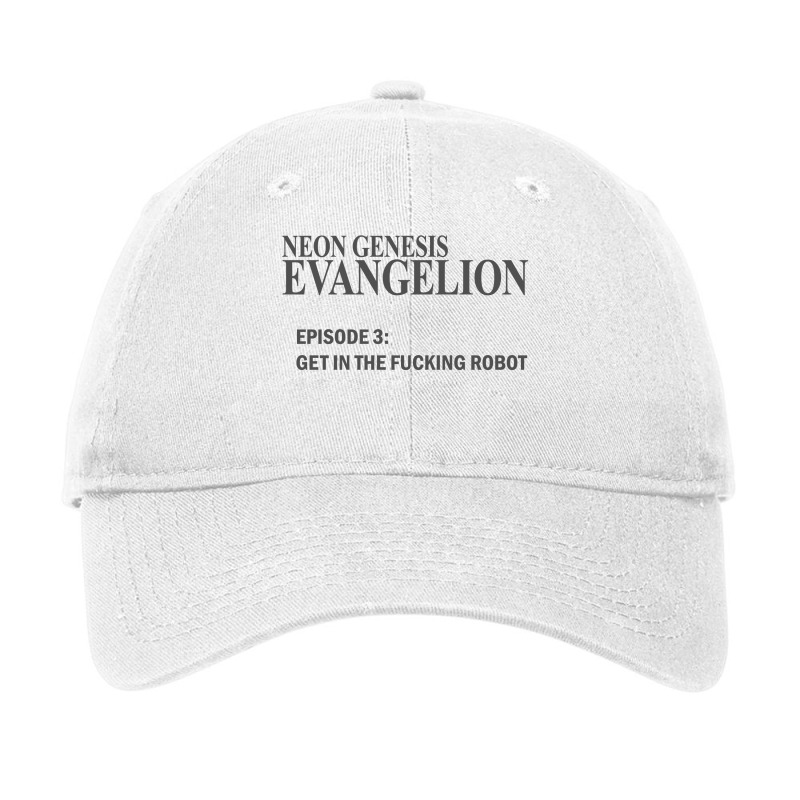 Neon Genesis Evangelion ,get In The Fucking Robot T Shirt Adjustable Cap by BUTTERFLY99 | Artistshot