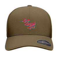 Live Laugh Loot (worn - Red Cyan) Seamless Cap | Artistshot