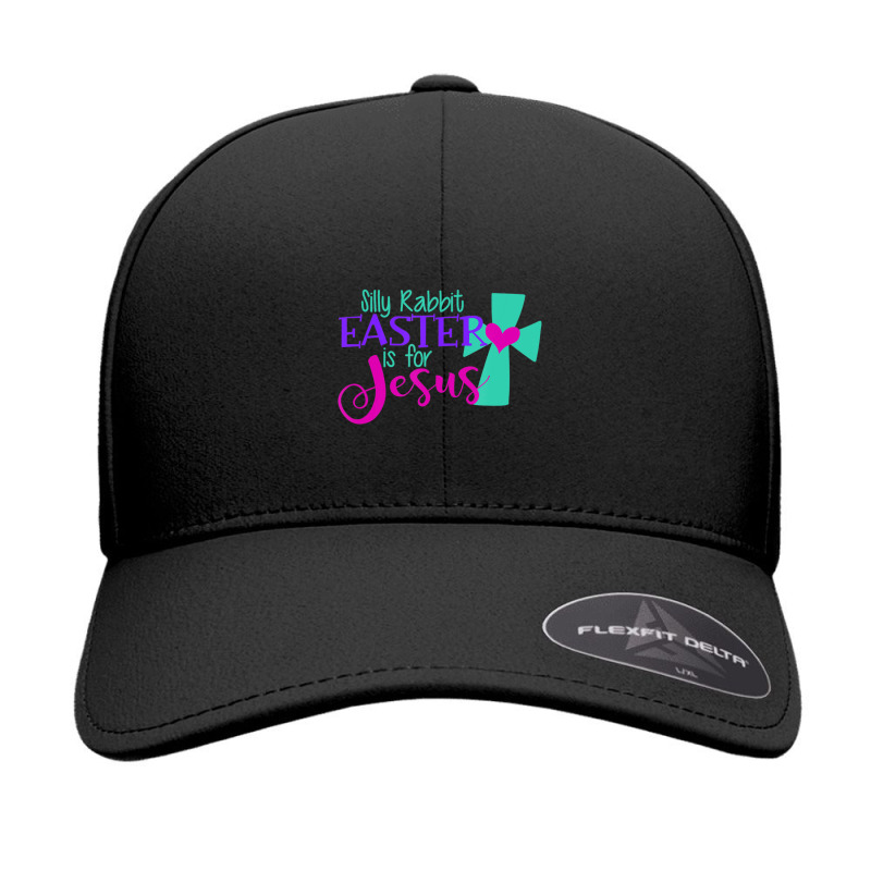 Christian Silly Rabbit Easter Is For Jesus Love God Funny Seamless Cap | Artistshot