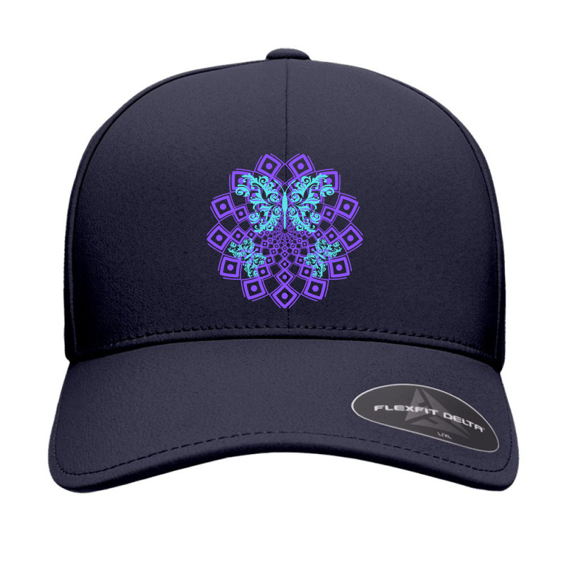 Butterfly Mandala Pattern, Butterfly Mandala, Butterfly Mandala Lover, Seamless Cap by SHOPTTTTR5 | Artistshot