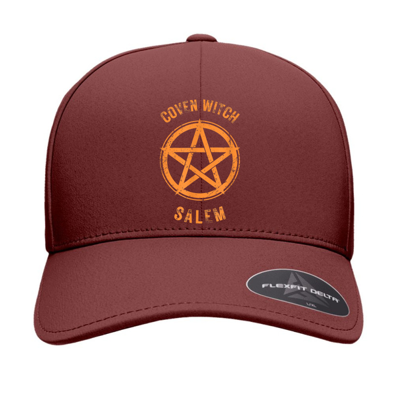 Coven Witch Salem Autumn Pentagram Halloween T Shirt Seamless Cap by cm-arts | Artistshot