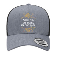 When The Master Smiles It&39;s Too Late 20 Sided Dice Yupoong Trucker Cap | Artistshot