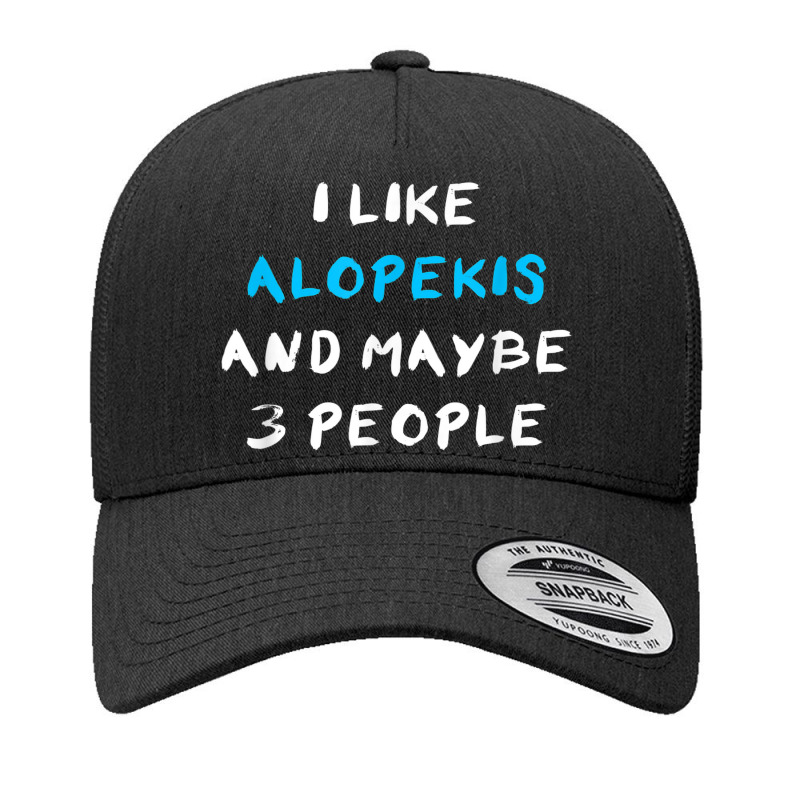 I Like Alopekis And Maybe 3 People Kokoni Melitaio Kynideo Yupoong Trucker Cap by Color | Artistshot