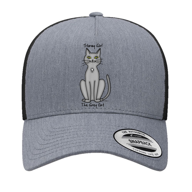 Stormy Girl The Grey Cat Yupoong Trucker Cap by cm-arts | Artistshot