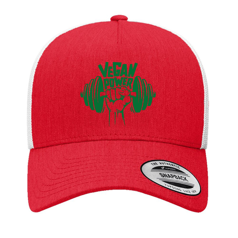 Awesome Vegan Weightlifter Design Yupoong Trucker Cap by Basoma | Artistshot