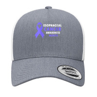 Womens Esophageal Cancer Shirt   Esophageal Cancer Awareness Month V N Yupoong Trucker Cap | Artistshot