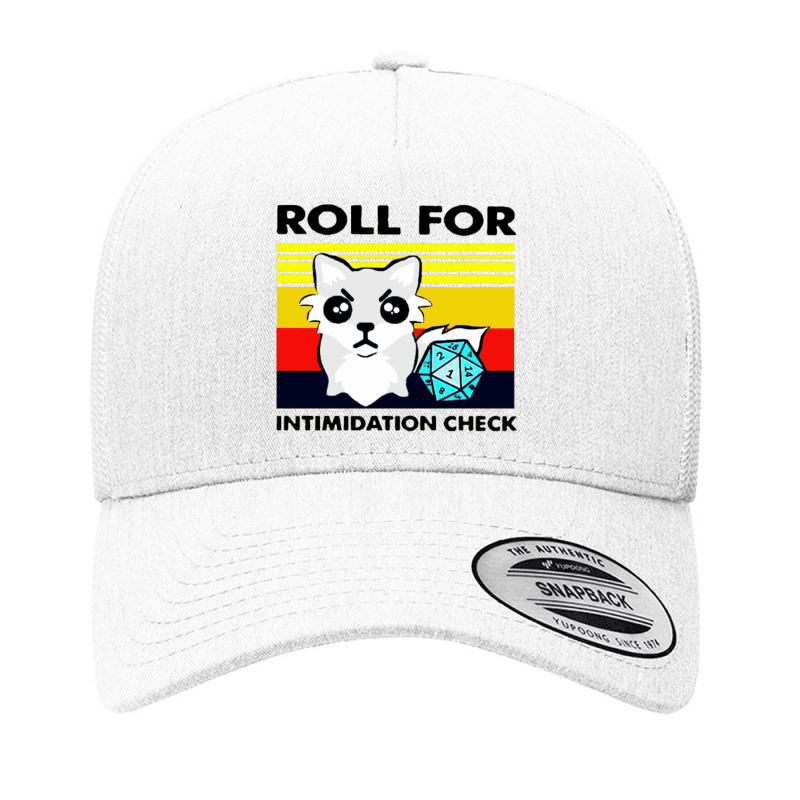 Roll For Intimidation Check Yupoong Trucker Cap by cm-arts | Artistshot