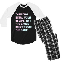 They Can Steal Your Recipe T Shirt Men's 3/4 Sleeve Pajama Set | Artistshot