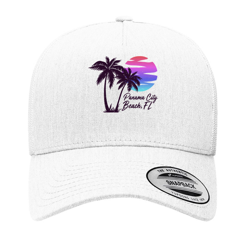 Panama City Beach Florida Vacation Trip Retro Vintage Sunset Sweatshir Yupoong Trucker Cap by cm-arts | Artistshot