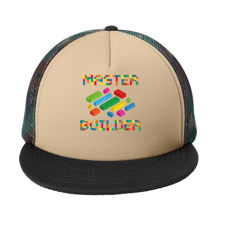 Master Builder Brick Builder Funny Blocks Building Toys Kids Foam Snapback Hat | Artistshot