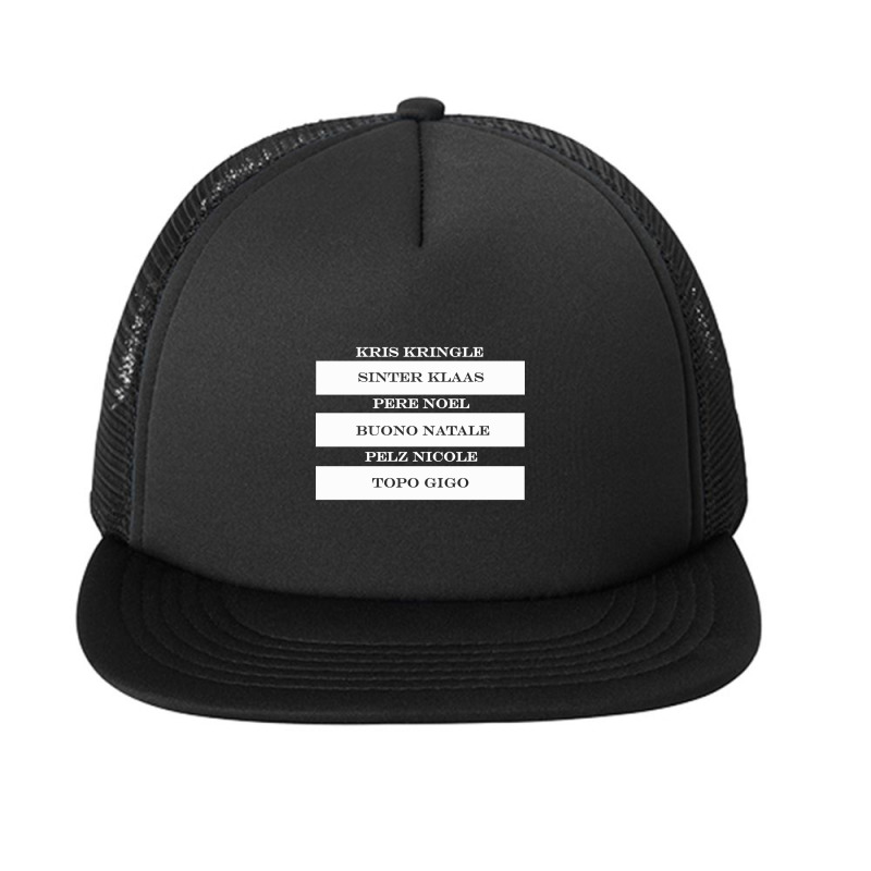 Kris Kringle Sinter Klaas Topo Gigo Foam Snapback Hat | Artistshot