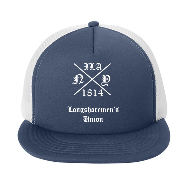 Longshoremen's Union 1814 New York Longshoreman Pullover Hoodie Foam Snapback Hat | Artistshot