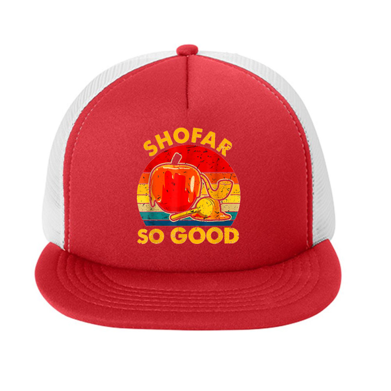 Shofar So Good Vintage Jewish Tee Rosh Hashanah T Shirt Foam Snapback Hat | Artistshot