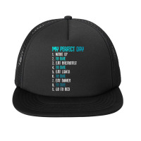 My Perfect Day Scuba Diving Funny Sport Diving Foam Snapback Hat | Artistshot