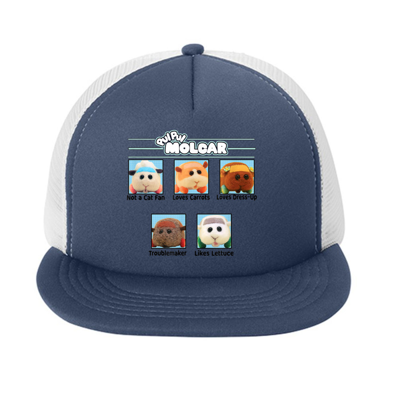 Pui Pui Molcar Guinea Pig Yearbook Foam Snapback hat by Queenie | Artistshot