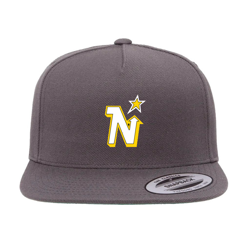 Minnesota-north-stars 5 Panel Snapback Cap | Artistshot