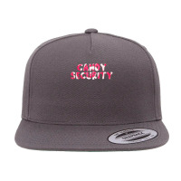 Funny Candy Security Easy Halloween Costume Tick Or Treat 5 Panel Snapback Cap | Artistshot