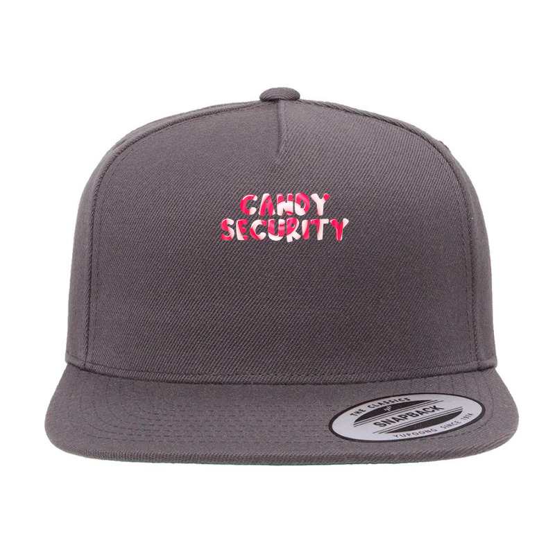 Funny Candy Security Easy Halloween Costume Tick Or Treat 5 panel snapback cap by TopShirts | Artistshot