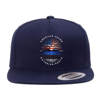 American Grown Estonian Roots Estonia Flag 5 Panel Snapback Cap | Artistshot