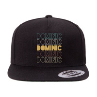 Dominic Dominic Dominic Dominic Dominic 5 Panel Snapback Cap | Artistshot