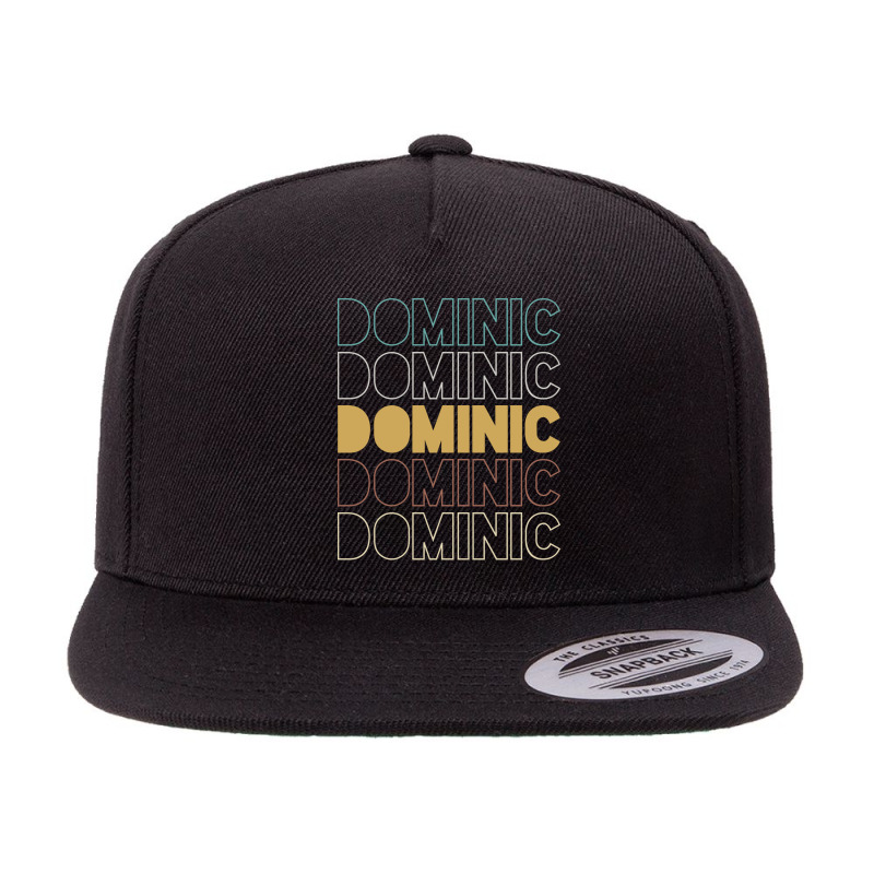 Dominic Dominic Dominic Dominic Dominic 5 panel snapback cap by Topseller | Artistshot