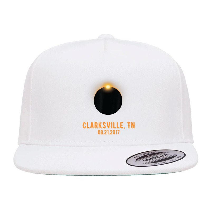 Clarksville Total Solar Eclipse August 21 2017 Usa T Shirt 5 panel snapback cap by cm-arts | Artistshot