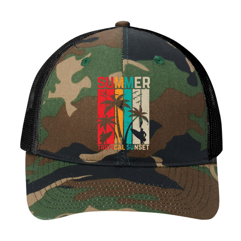 Summer Vibes Beach Sunrise Pa Trucker Cap | Artistshot